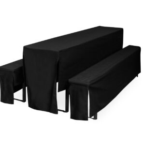 Bierbankhusse fallend schwarz 220x25cm