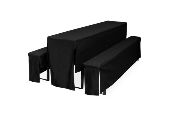 Bierbankhusse fallend schwarz 220x50cm