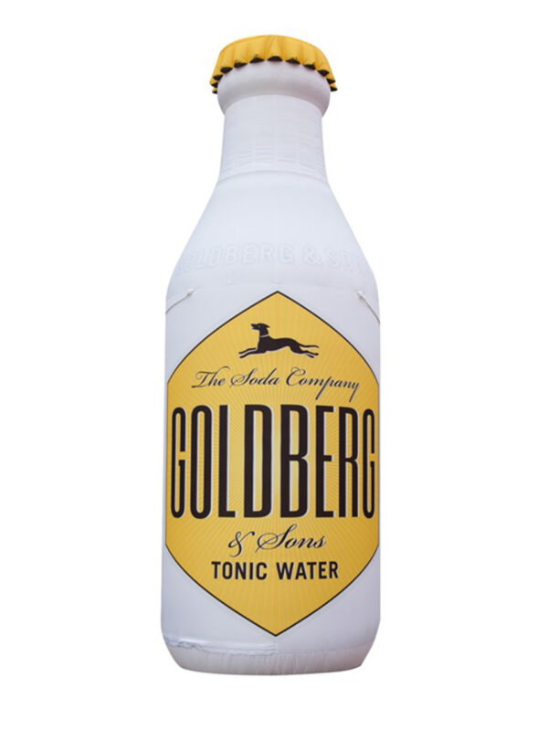 Blowup Bottle GOLDBERG Tonic Water 4m