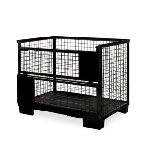 Gitterbox schwarz klappbar
