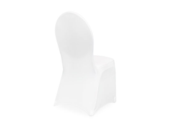 Stuhlhusse stretch premium weiß – Bild 2