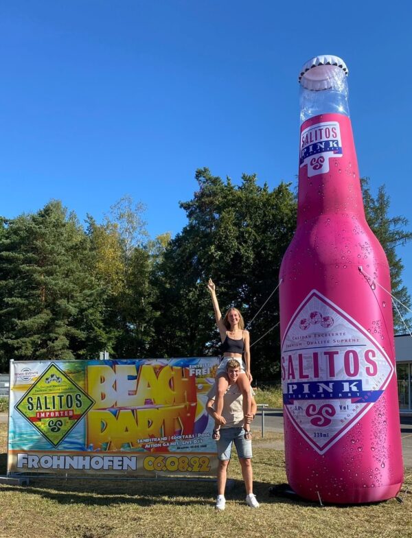 Blowup Bottle SALITOS Pink 6m – Bild 2